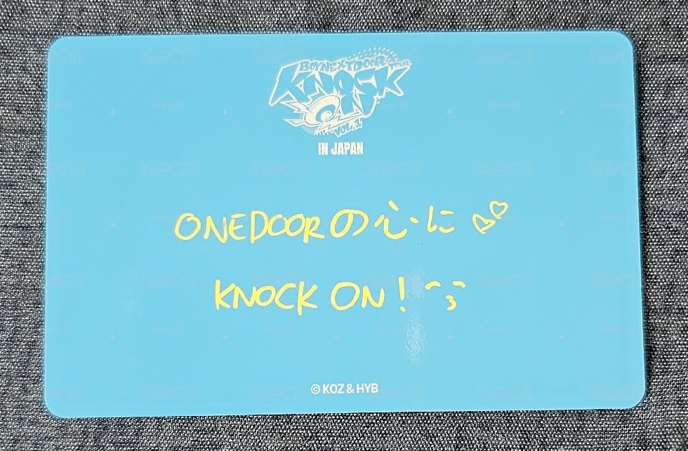 BOYNEXTDOOR Knock On Vol.1 巡迴演唱會 WOONHAK 