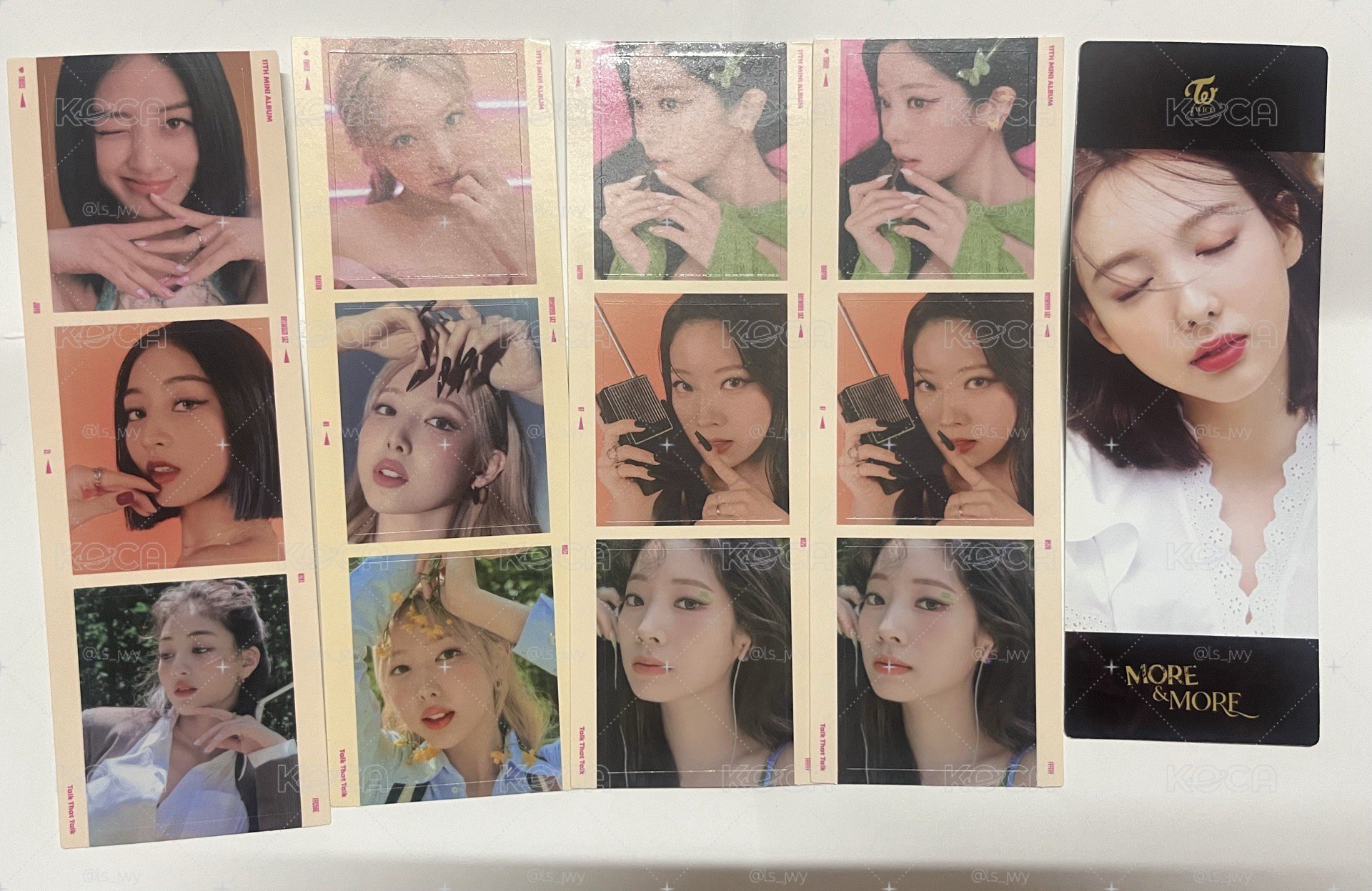 TWICE 明信片 貼紙