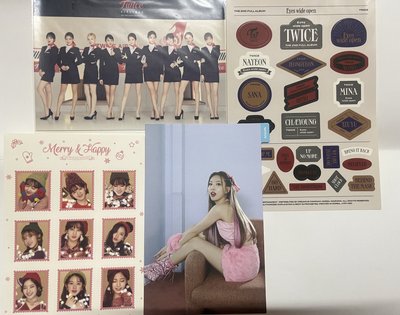 TWICE 明信片 貼紙