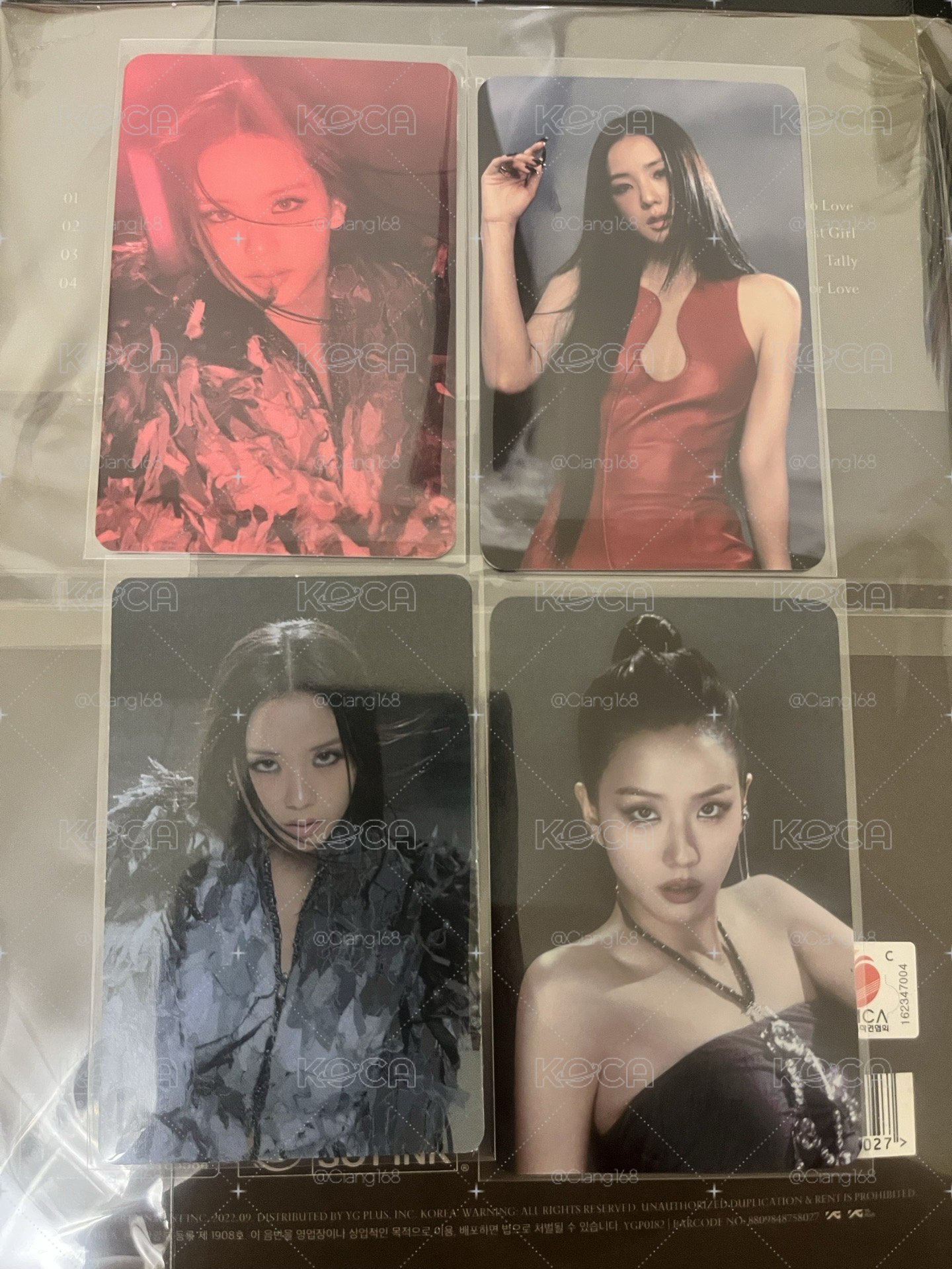 Jisoo周邊卡