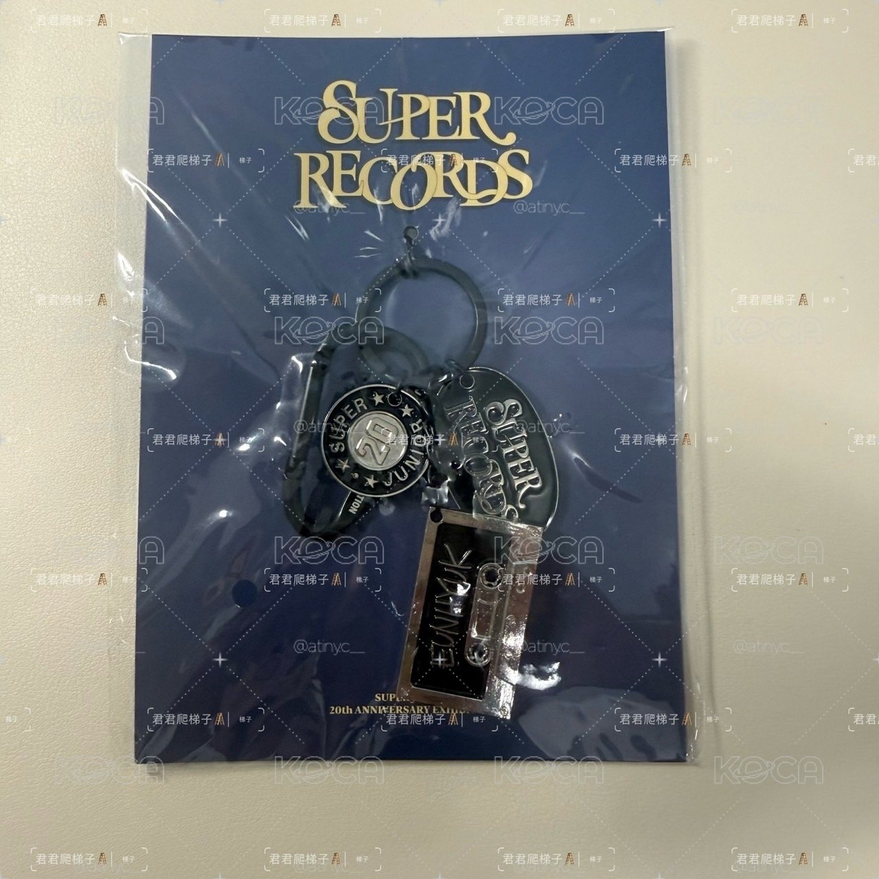 Super Records金屬吊飾