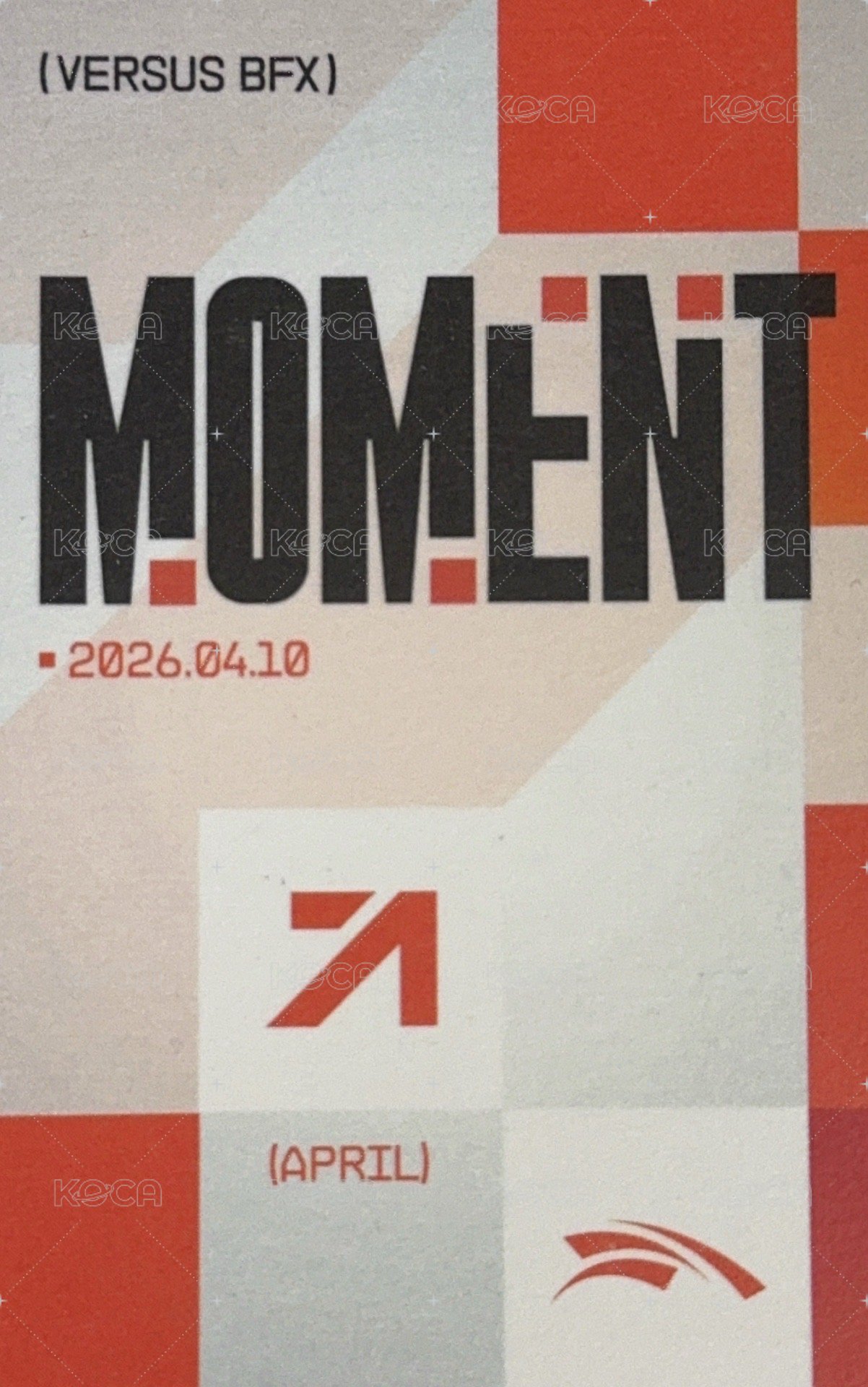 26HLE 會員 四月 會員禮卡 moment 背面