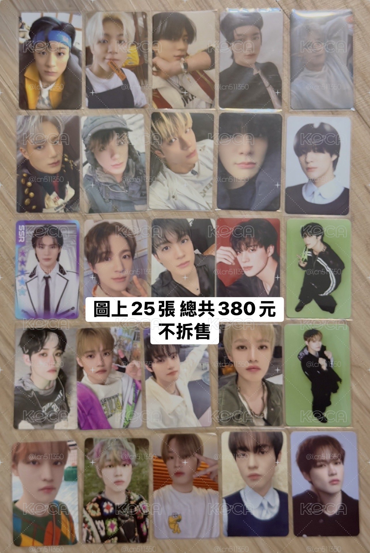 出清 NCT DREAM JENO 帝努 CHENLE 辰樂 歷年小卡 專卡 特典卡 隨機卡 NCTZONE 