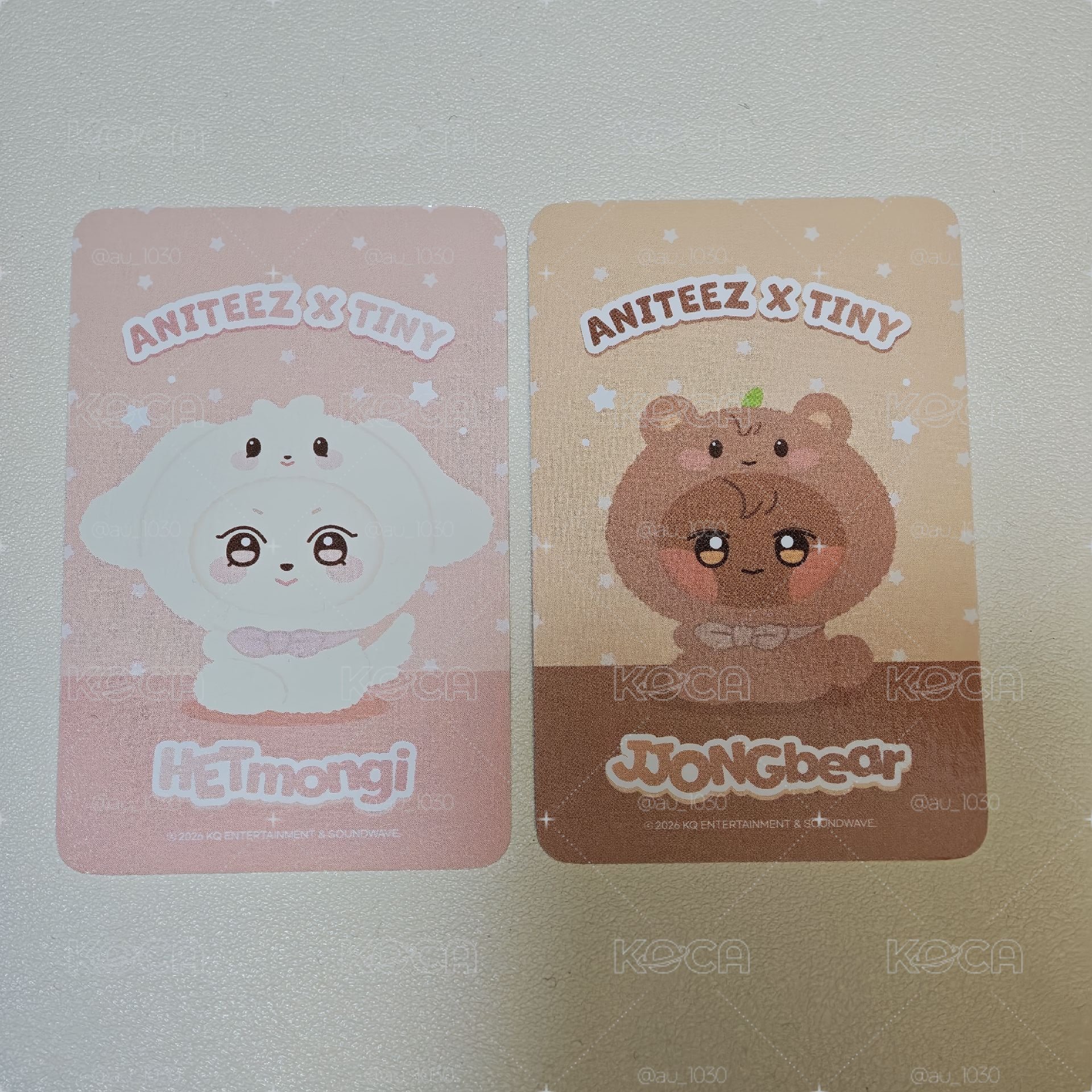 ANITEEZ IN COLOR🎨毛絨娃卡🎨鍾+尚+隨機卡包×1 現貨速出