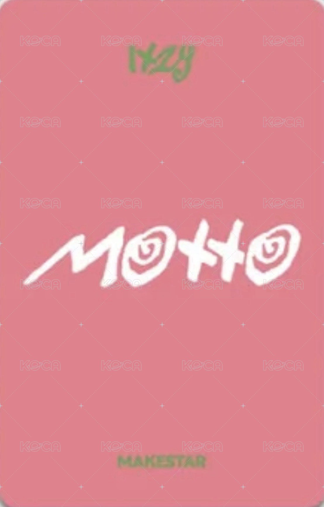 Motto ms 上海 合影 簽售卡 夏日西瓜 背面