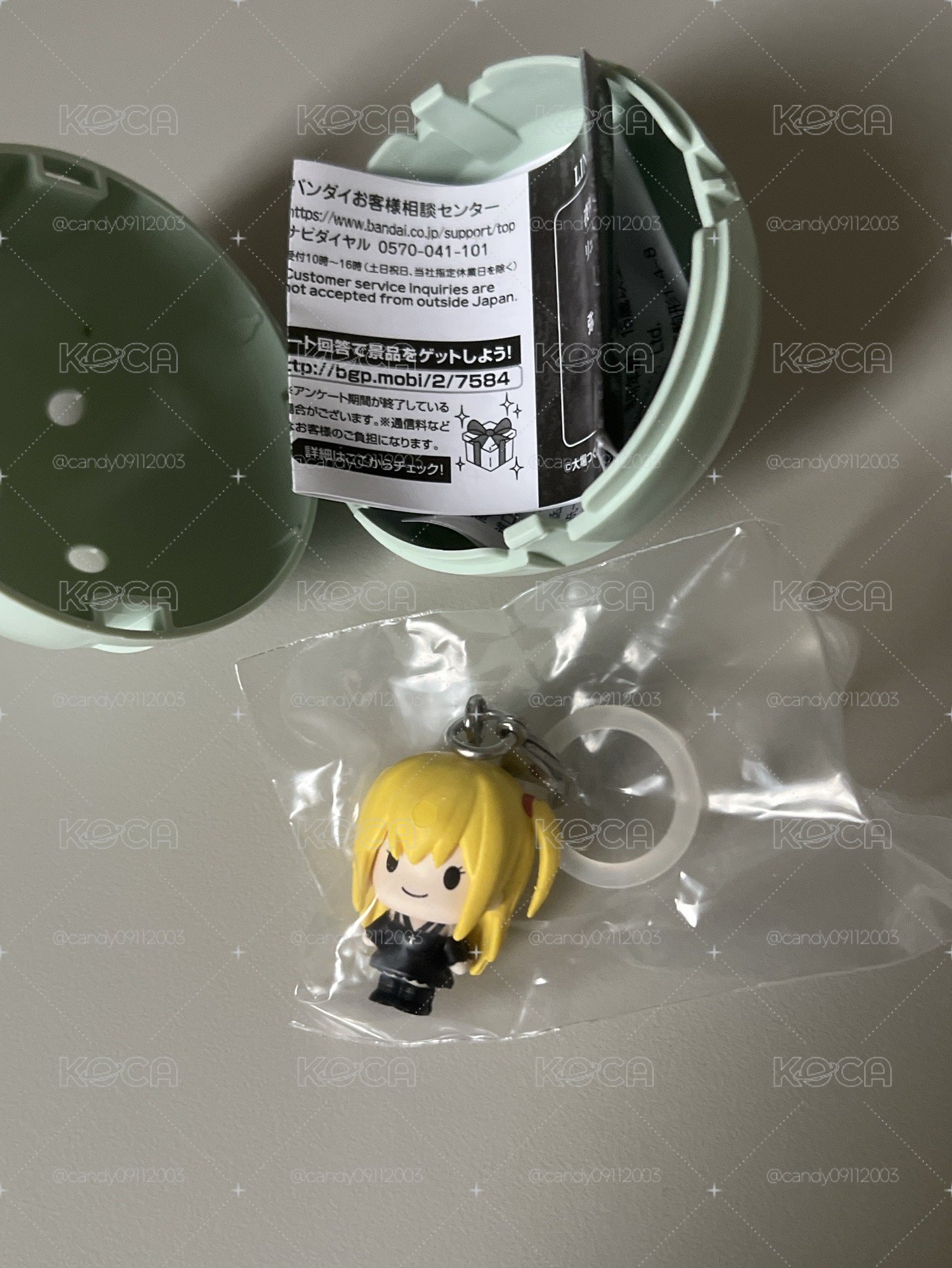 海砂misa 傘掛吊飾扭蛋