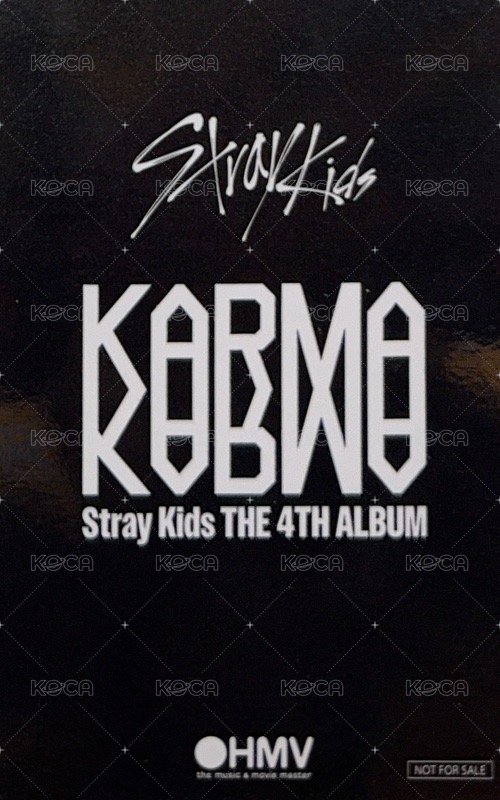 KARMA hmv A版 幸運卡  背面