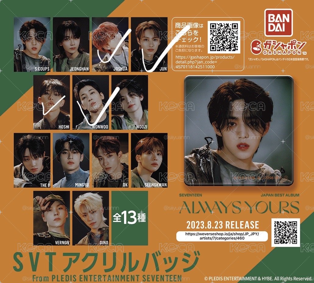 SEVENTEEN 扭蛋