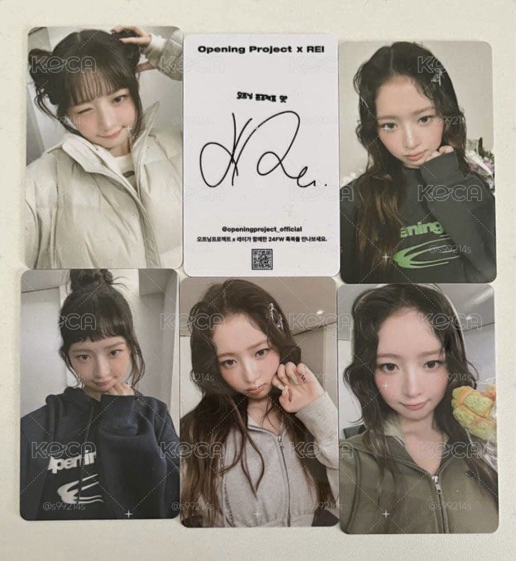 IVE REI OPENING PROJECT 代言卡 全新未拆