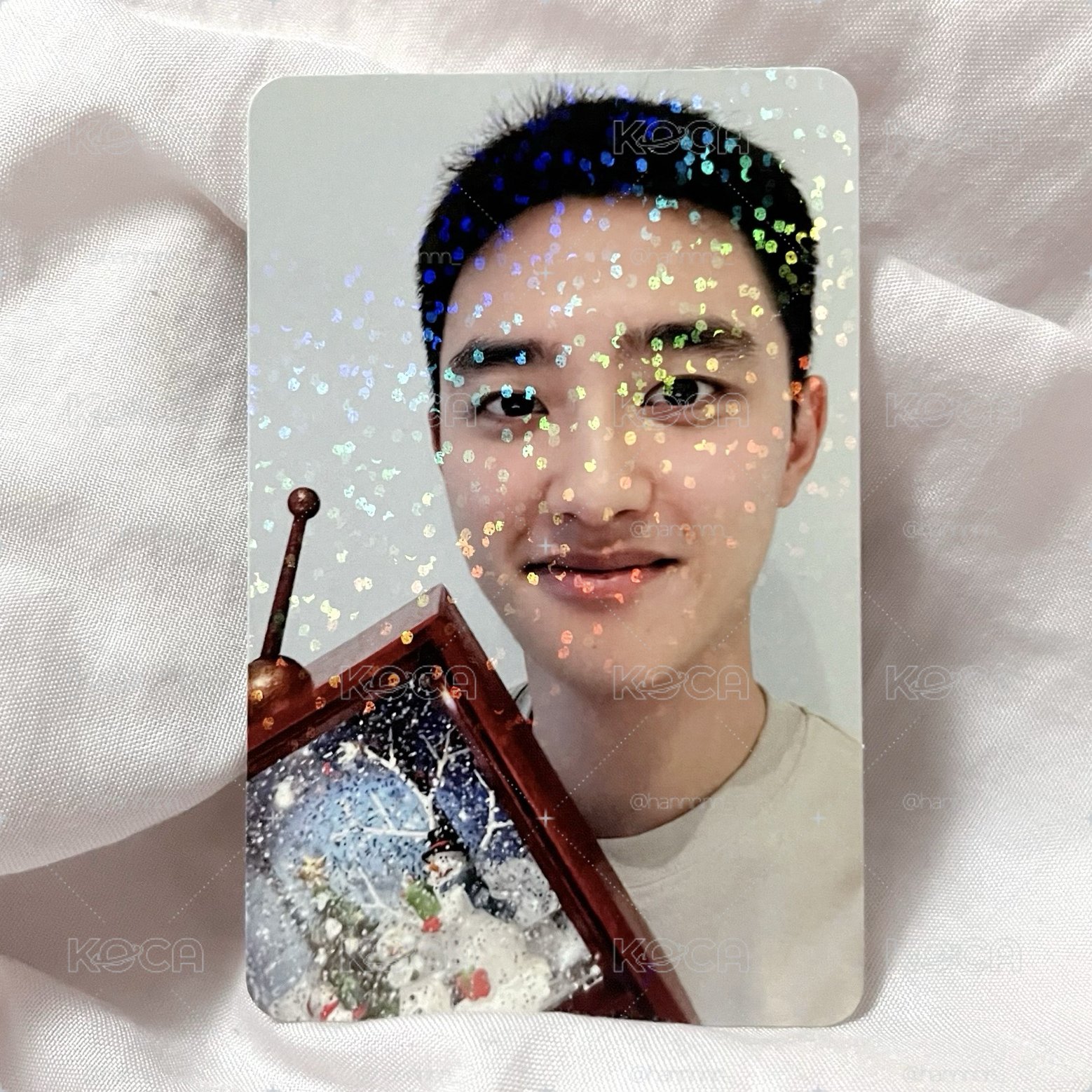 EXO D.O. PINK CHRISTMAS 聖誕小卡 閃卡