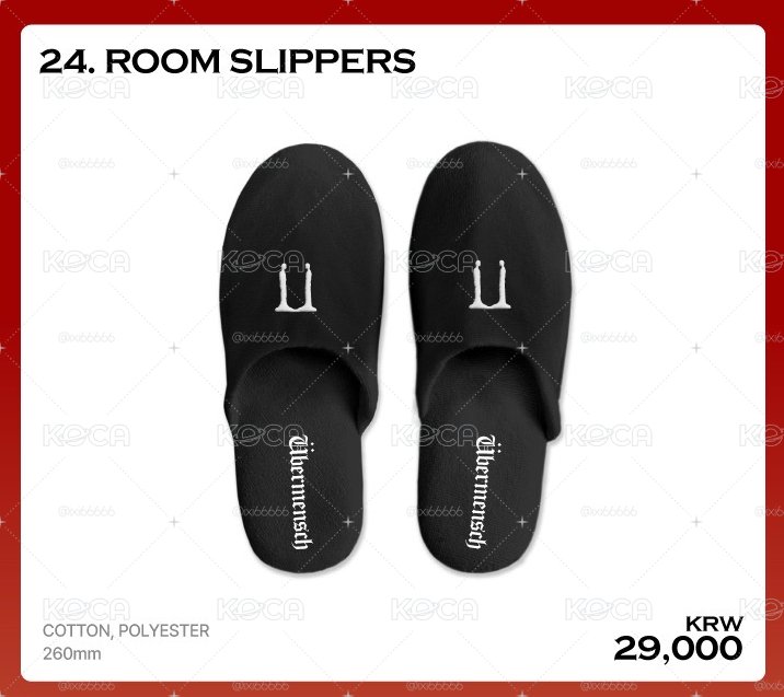 GD Übermensch room slippers 