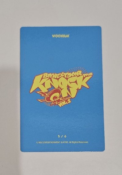 BOYNEXTDOOR Knock On Vol.1 巡迴演唱會 WOONHAK 