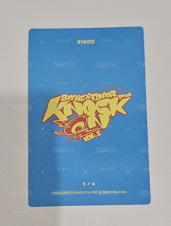 BOYNEXTDOOR Knock On Vol.1 巡迴演唱會 RIWOO 