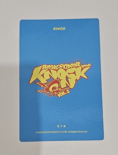 BOYNEXTDOOR Knock On Vol.1 巡迴演唱會 RIWOO 
