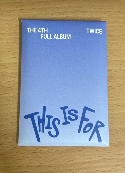 TWICE THIS IS FOR 藍版預購禮