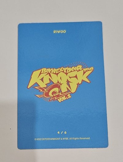 BOYNEXTDOOR Knock On Vol.1 巡迴演唱會 RIWOO 
