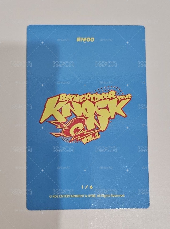 BOYNEXTDOOR Knock On Vol.1 巡迴演唱會 RIWOO 