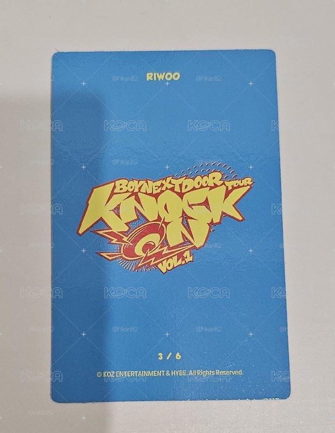 BOYNEXTDOOR Knock On Vol.1 巡迴演唱會 RIWOO 
