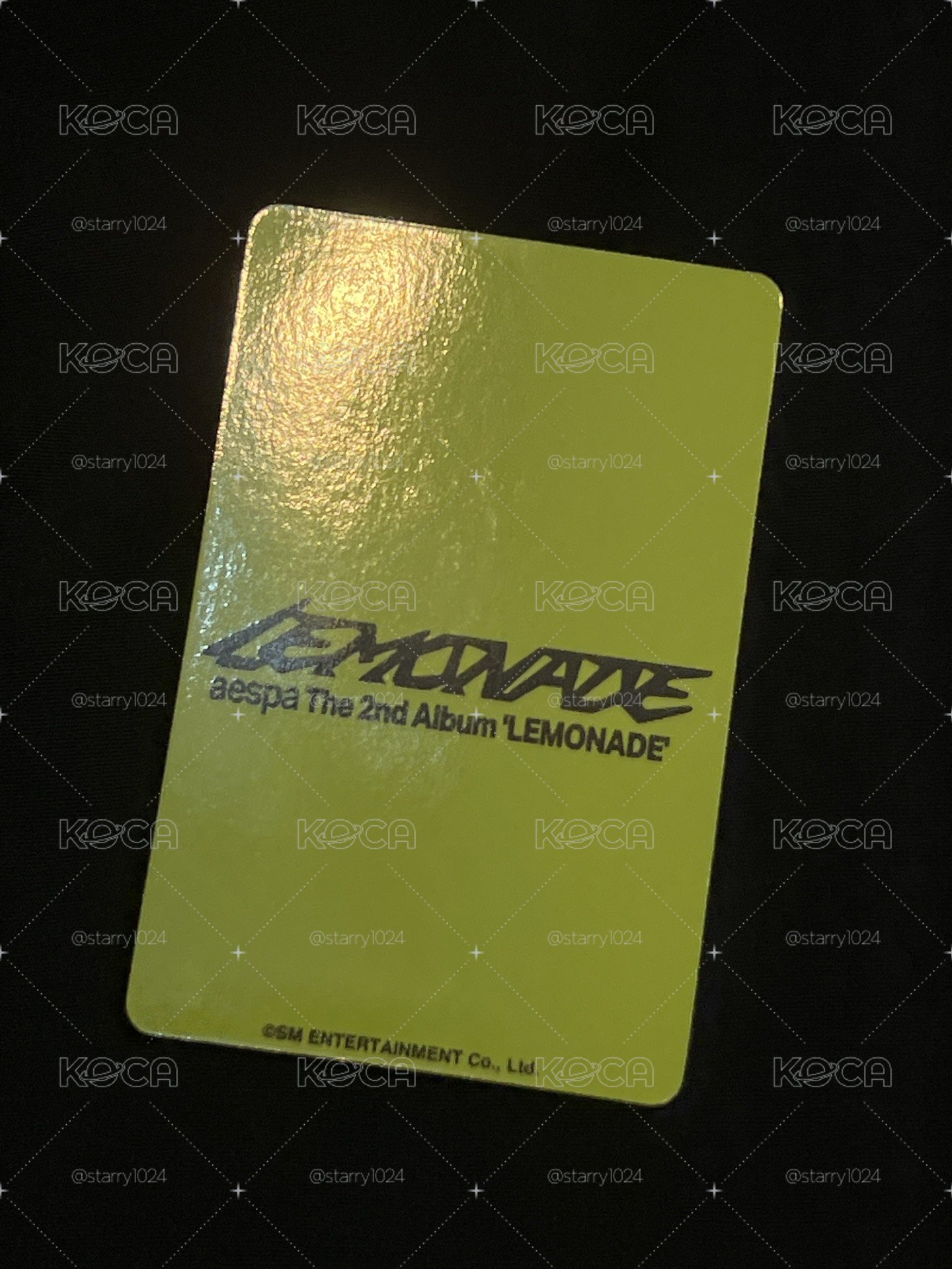 LEMONADE 塔店 東蛋限定 特典卡 B版寧
