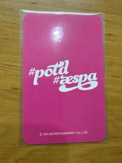 aespa 劉知珉 Karina 日本展會 POTD隨機卡柚 托臉柚 POTD卡 展會卡柚