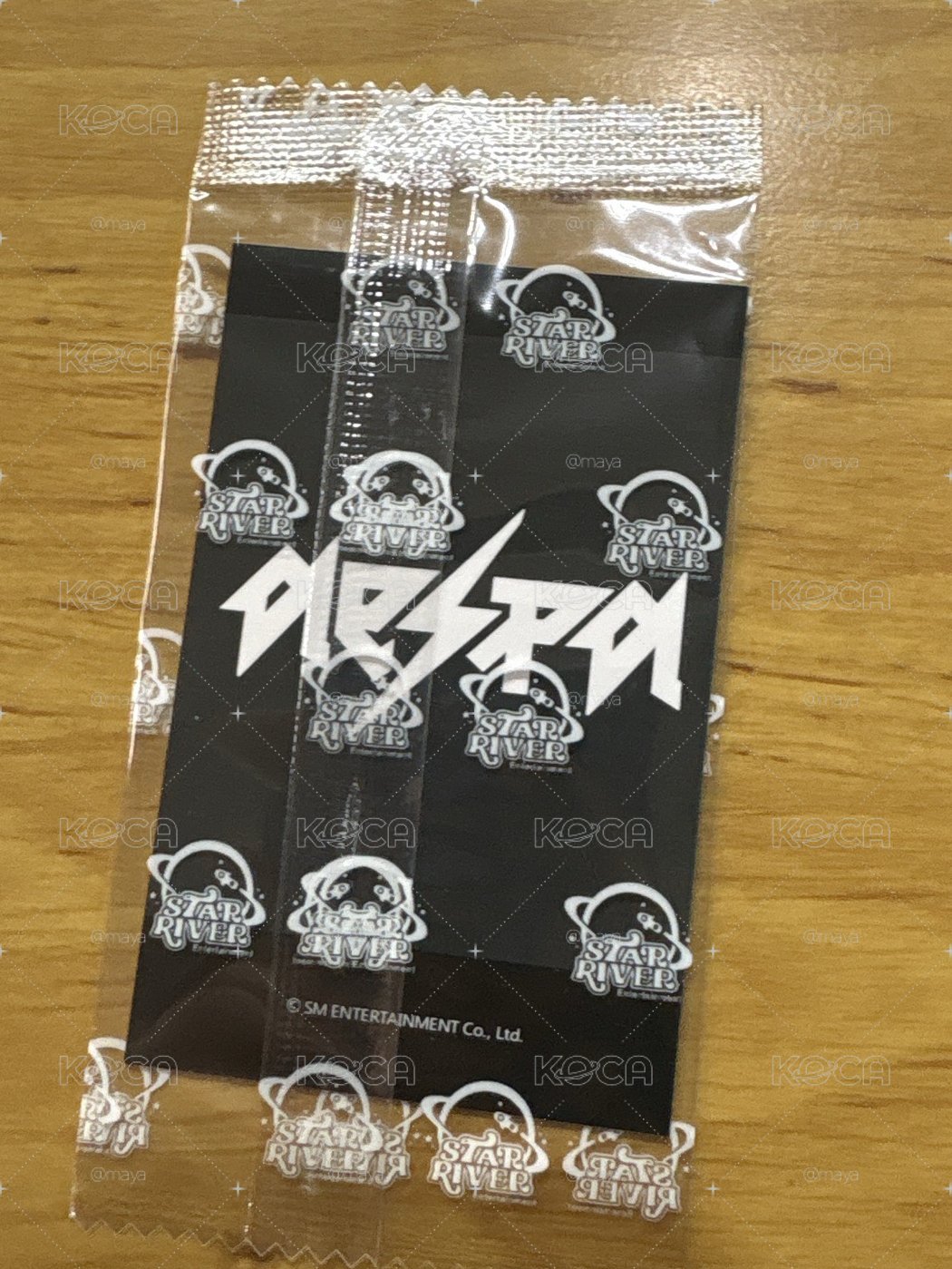aespa 劉知珉 Karina mini6 RICH MAN SR1.0簽售柚 拍立得柚  星河柚