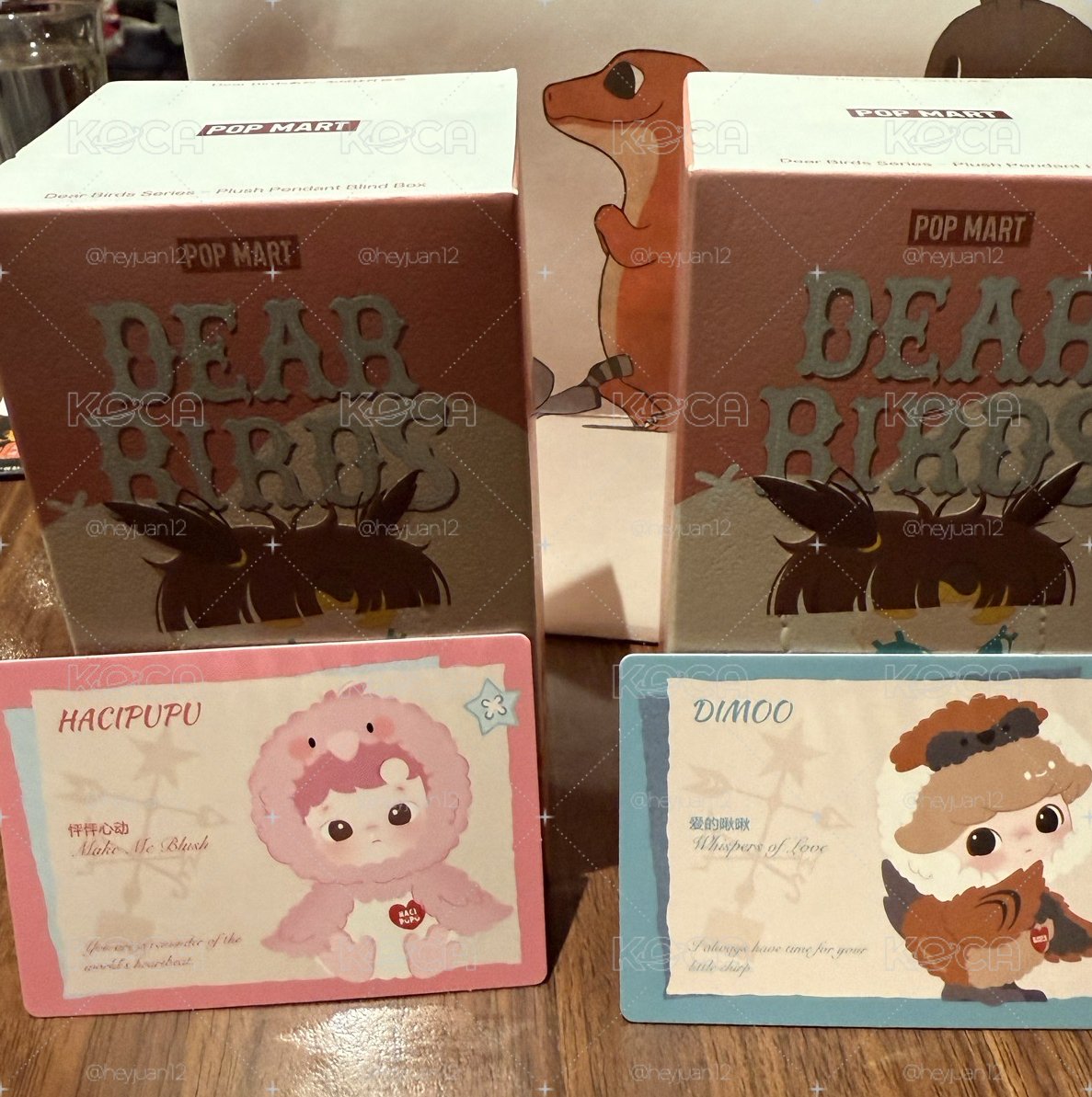 Dear Bird確認款 Dimoo Hicipupu Skullpanda 