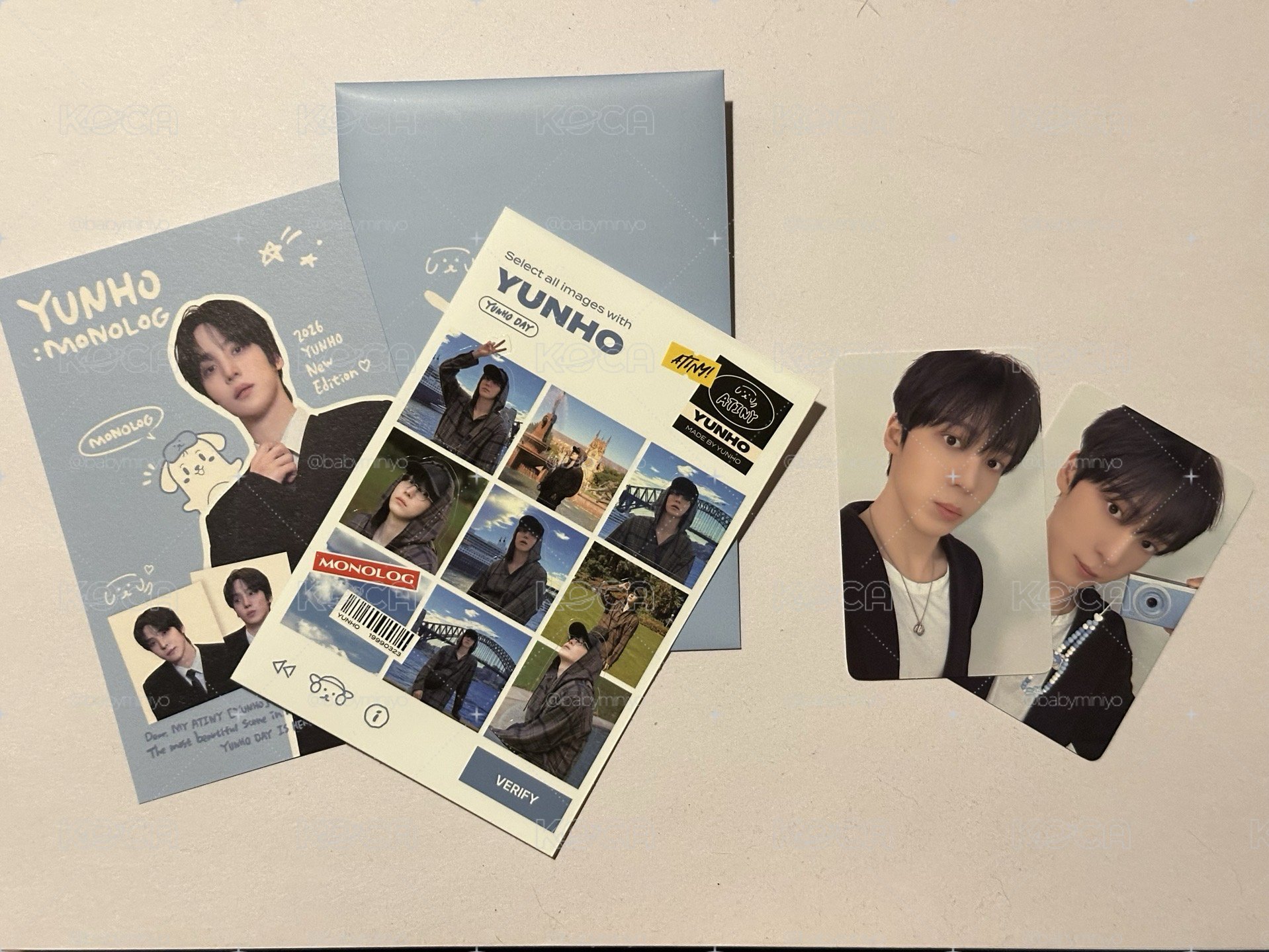 [YUNHO] : MONOLOG 生日禮盒 信封組