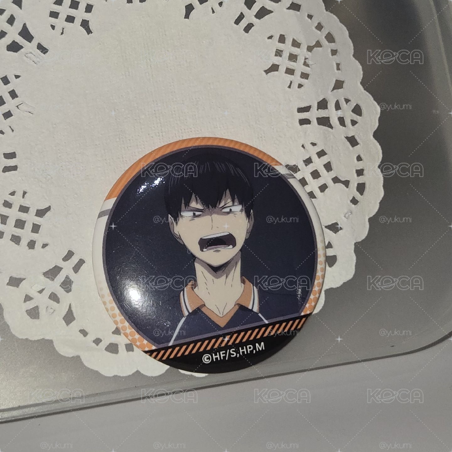 影山飛雄tv柄圖個人池徽章