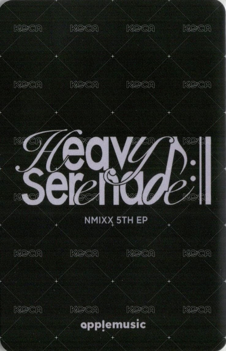 Heavy Serenade am 預售 特典卡 D 背面