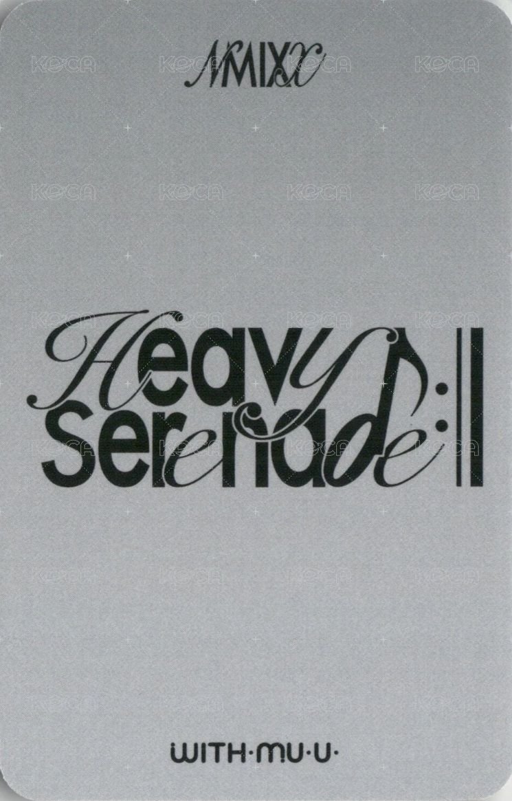 Heavy Serenade wm 預售 特典卡  背面