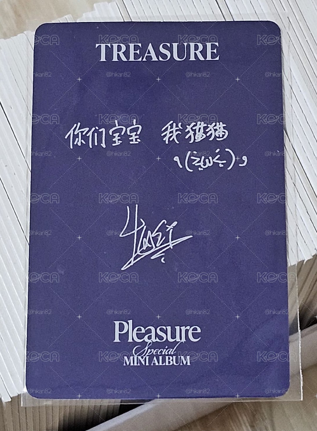 TREASURE YOSHI 京東中文卡背