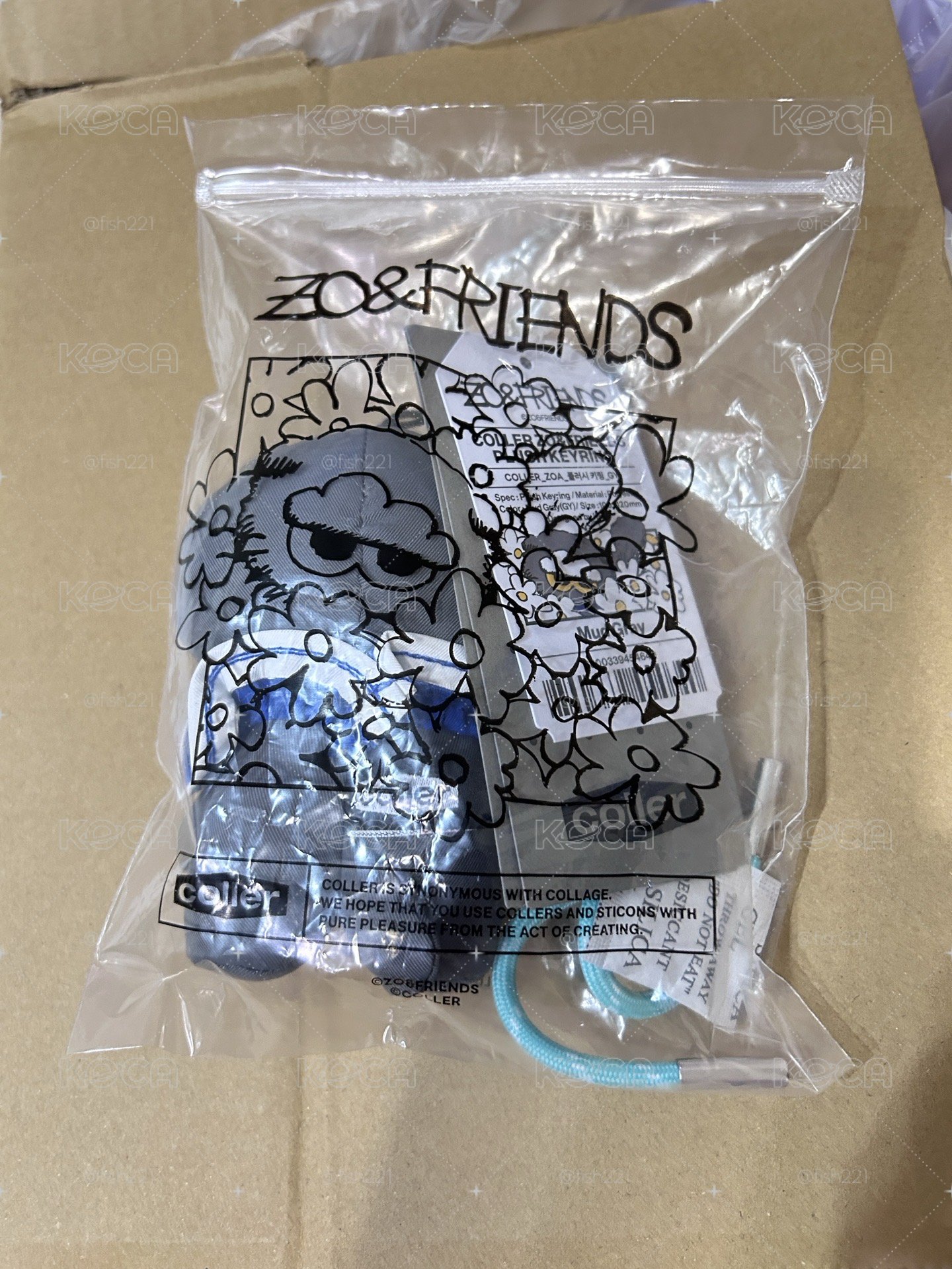 ZO&Friends 吊飾 鑰匙圈 GD