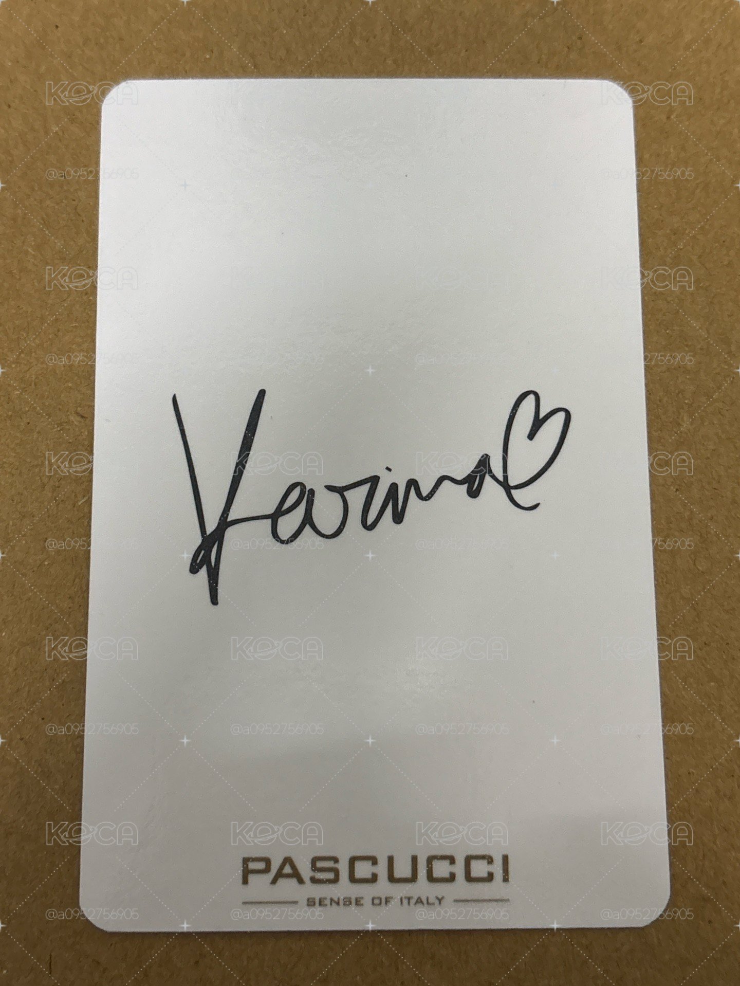 代言卡 柚 pascucci帕斯庫奇咖啡