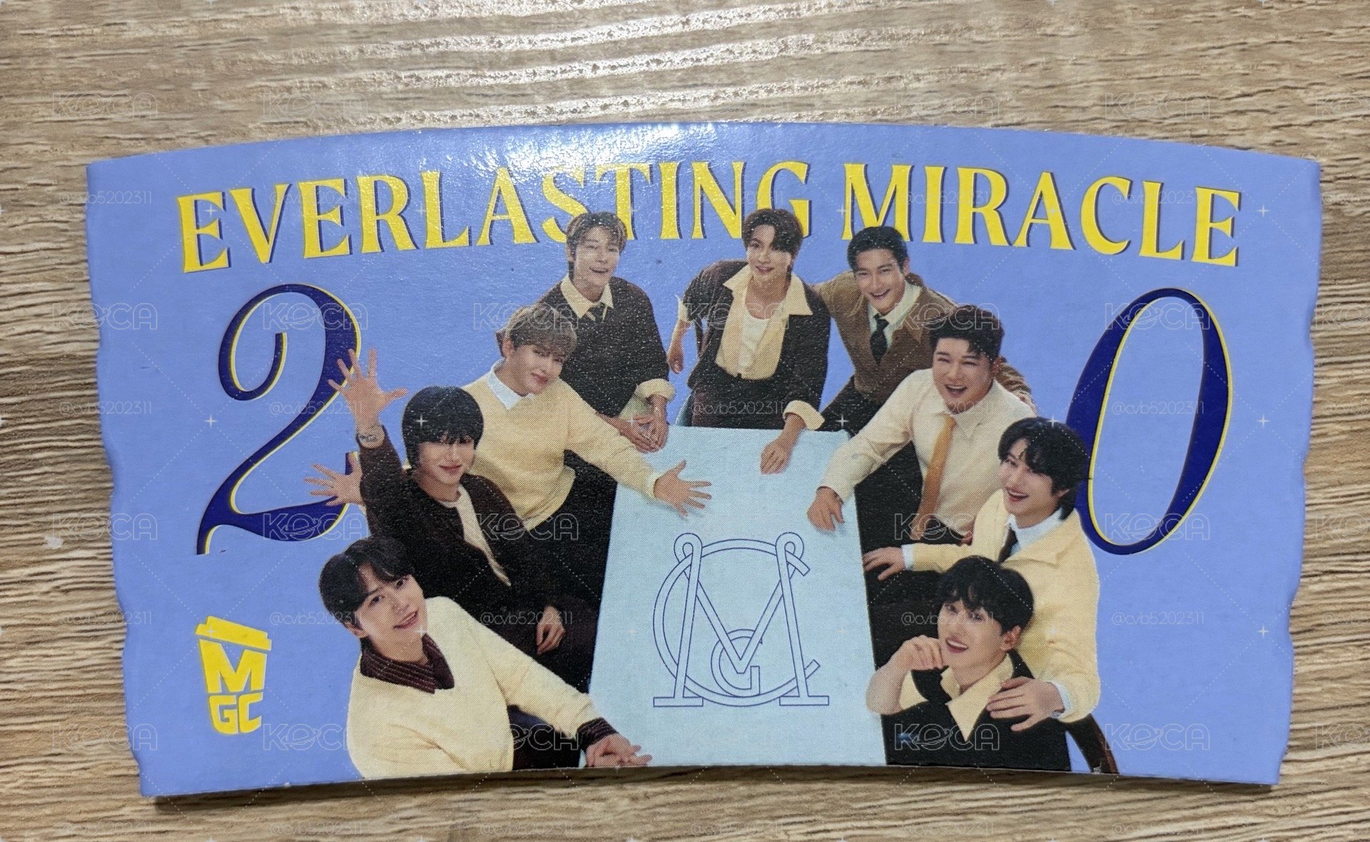 SUPER JUNIOR 杯套藍