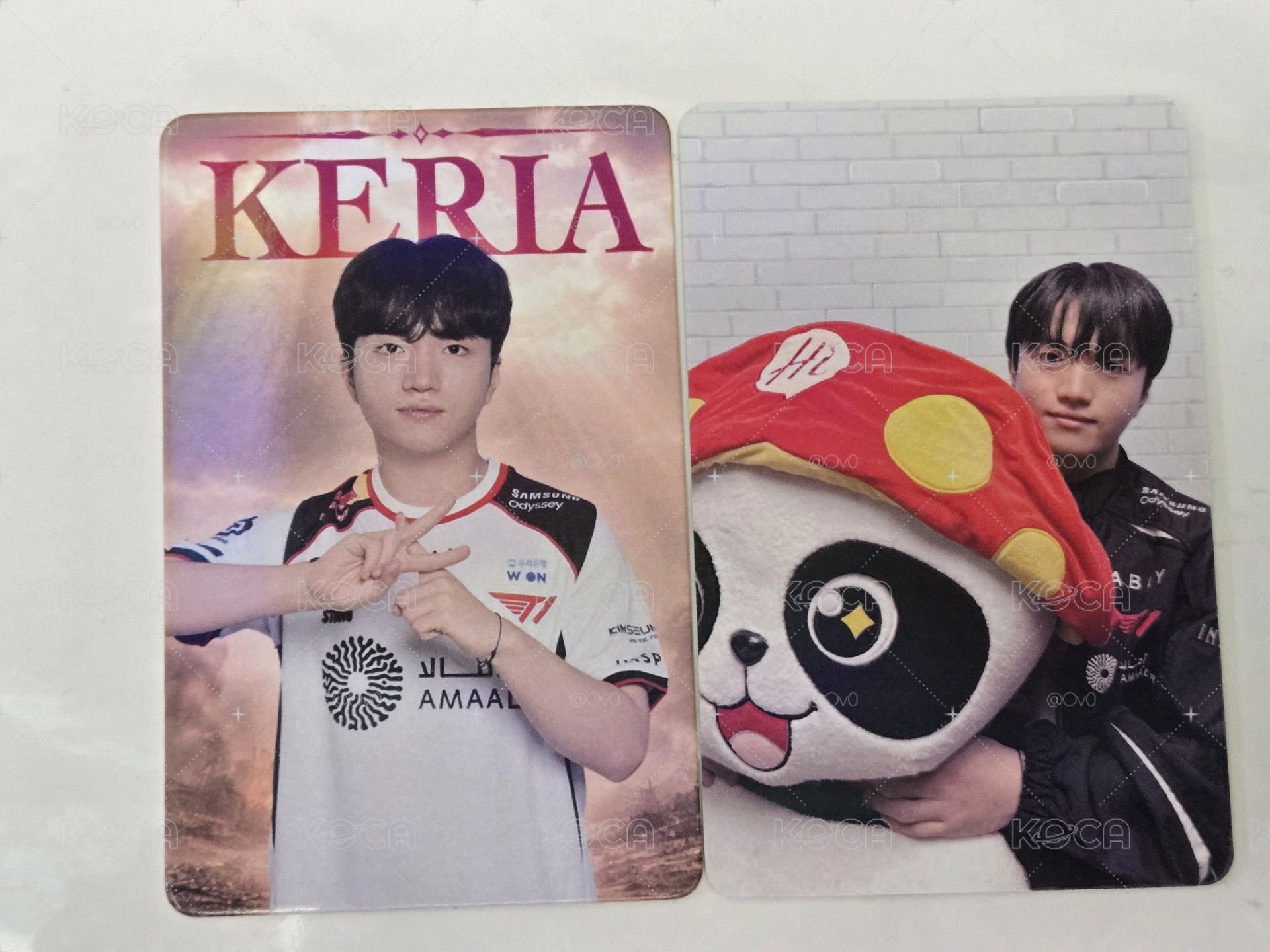 Keria 海底撈小卡兩張