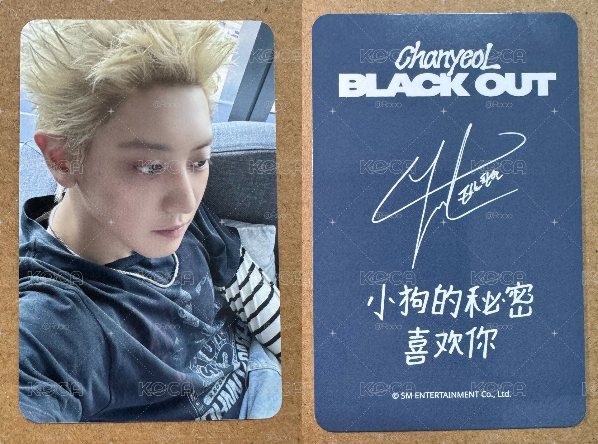 燦烈Black out 星河SMini特典（中字卡背）