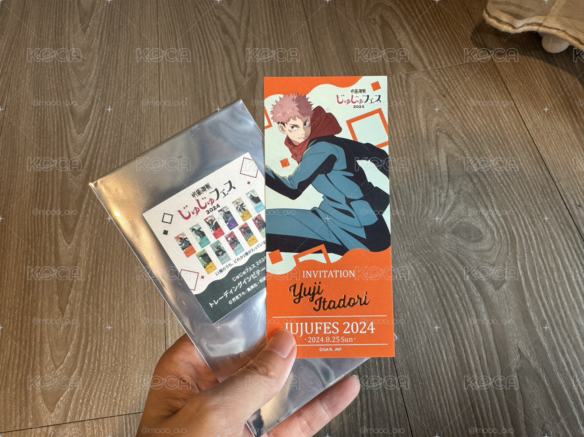 JUJUFEST 2024 票卡（虎仗）