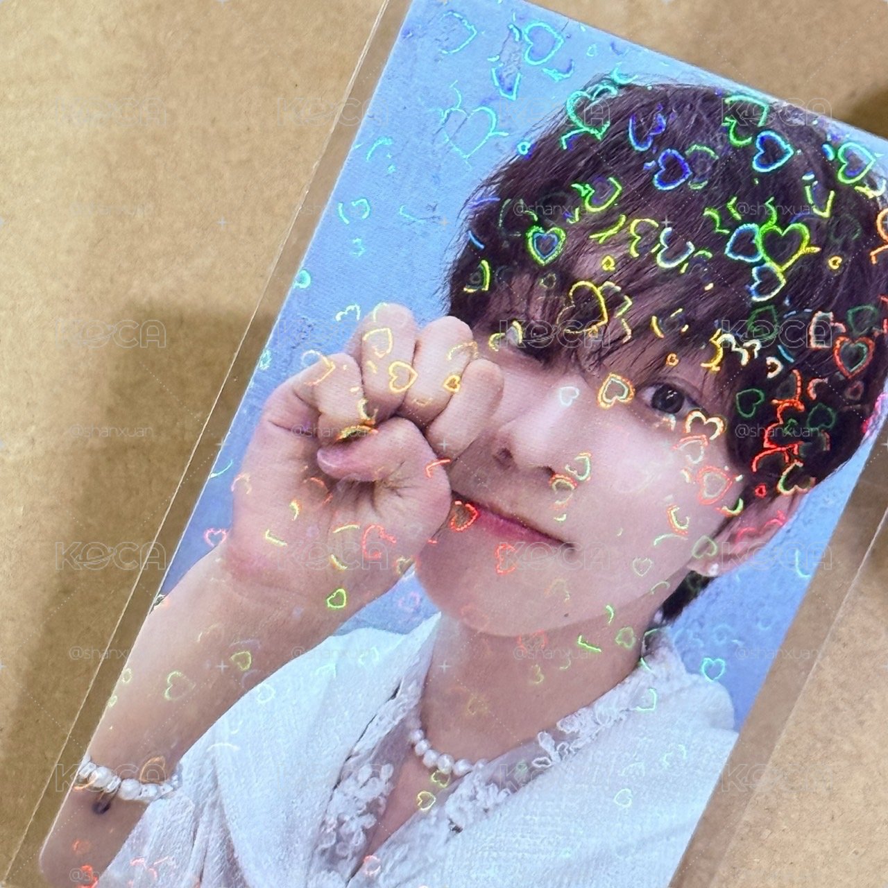 禎元 迷五日咖特典卡 漂亮愛心小貓💖🐈