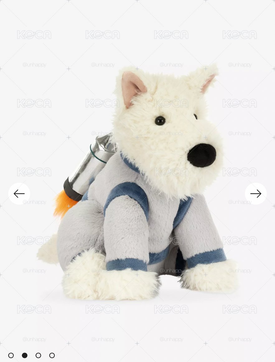 JELLYCAT🐶Munro Scottie Dog Space Outfit Soft Toy 23cm