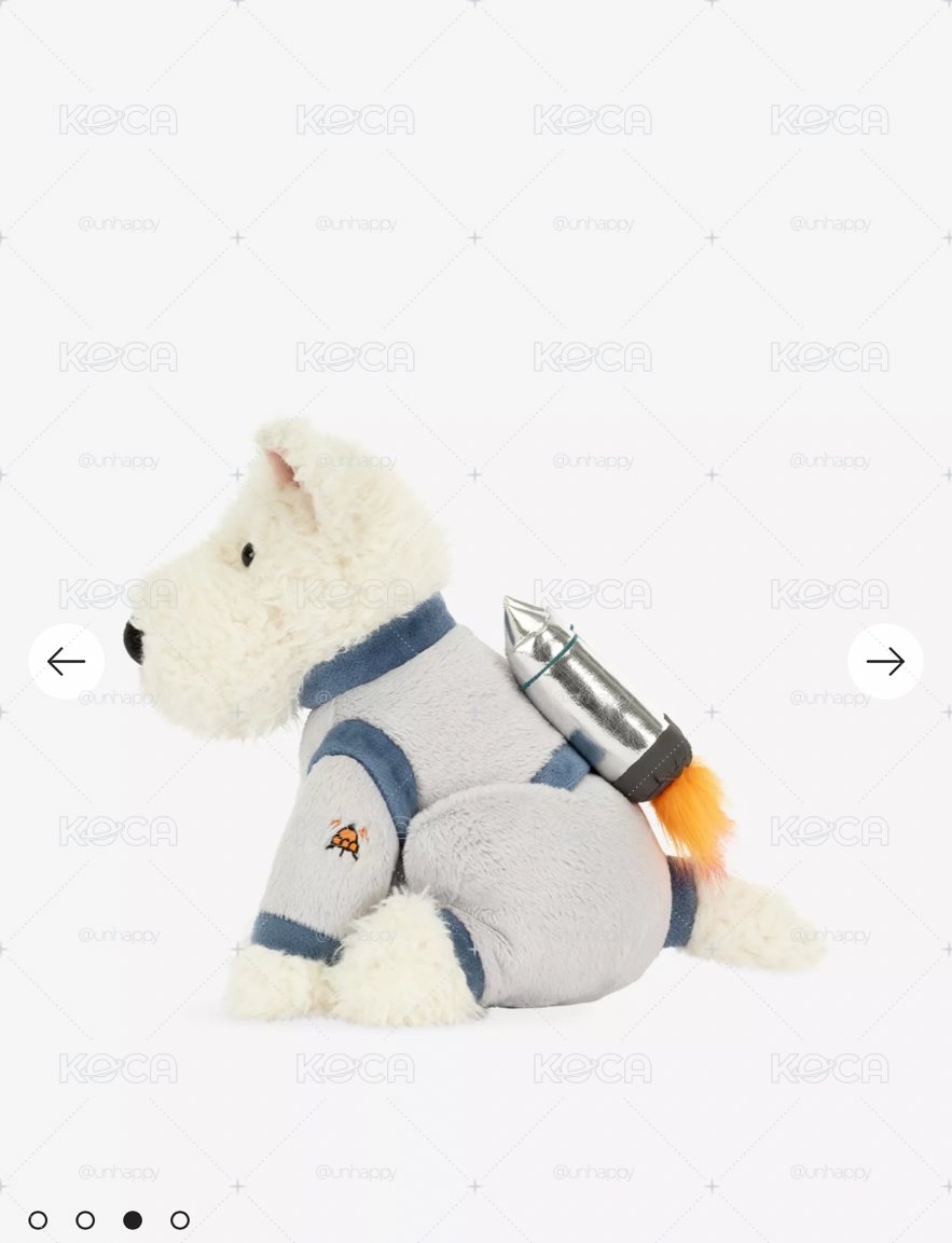 JELLYCAT🐶Munro Scottie Dog Space Outfit Soft Toy 23cm