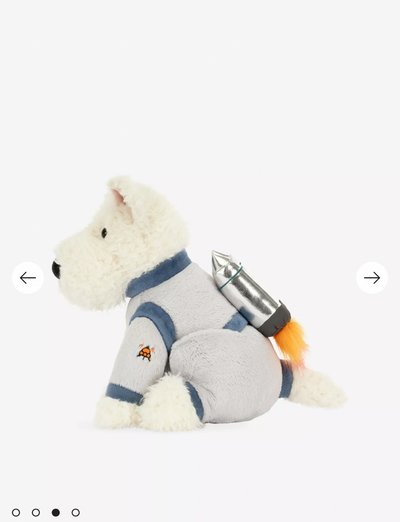 JELLYCAT🐶Munro Scottie Dog Space Outfit Soft Toy 23cm