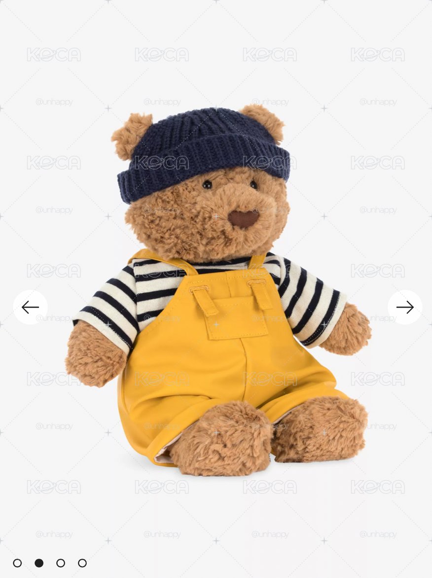 JELLYCAT🐻Bartholomew Bear in Seafarer Outfit Soft Toy 26com