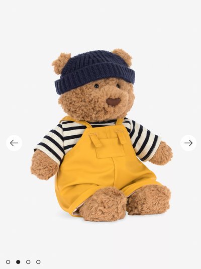 JELLYCAT🐻Bartholomew Bear in Seafarer Outfit Soft Toy 26com