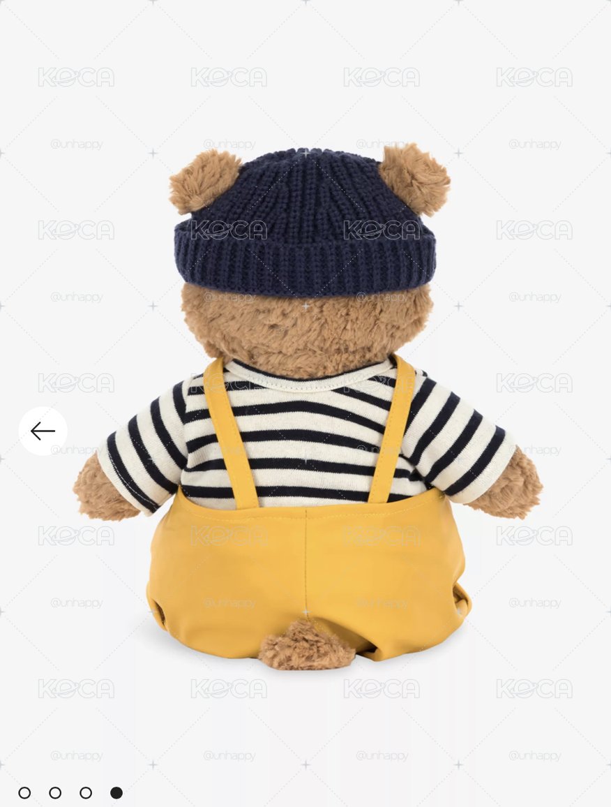 JELLYCAT🐻Bartholomew Bear in Seafarer Outfit Soft Toy 26com