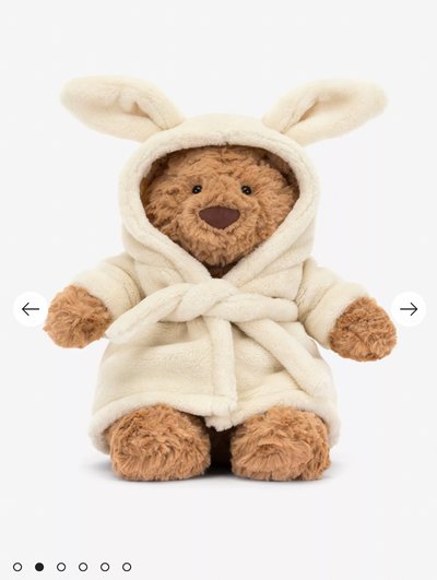 Jellycat 🐻Bartholomew Bathrobe Bear soft toy 26cm