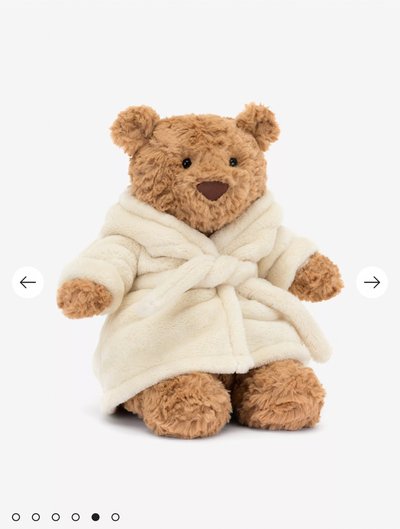 Jellycat 🐻Bartholomew Bathrobe Bear soft toy 26cm