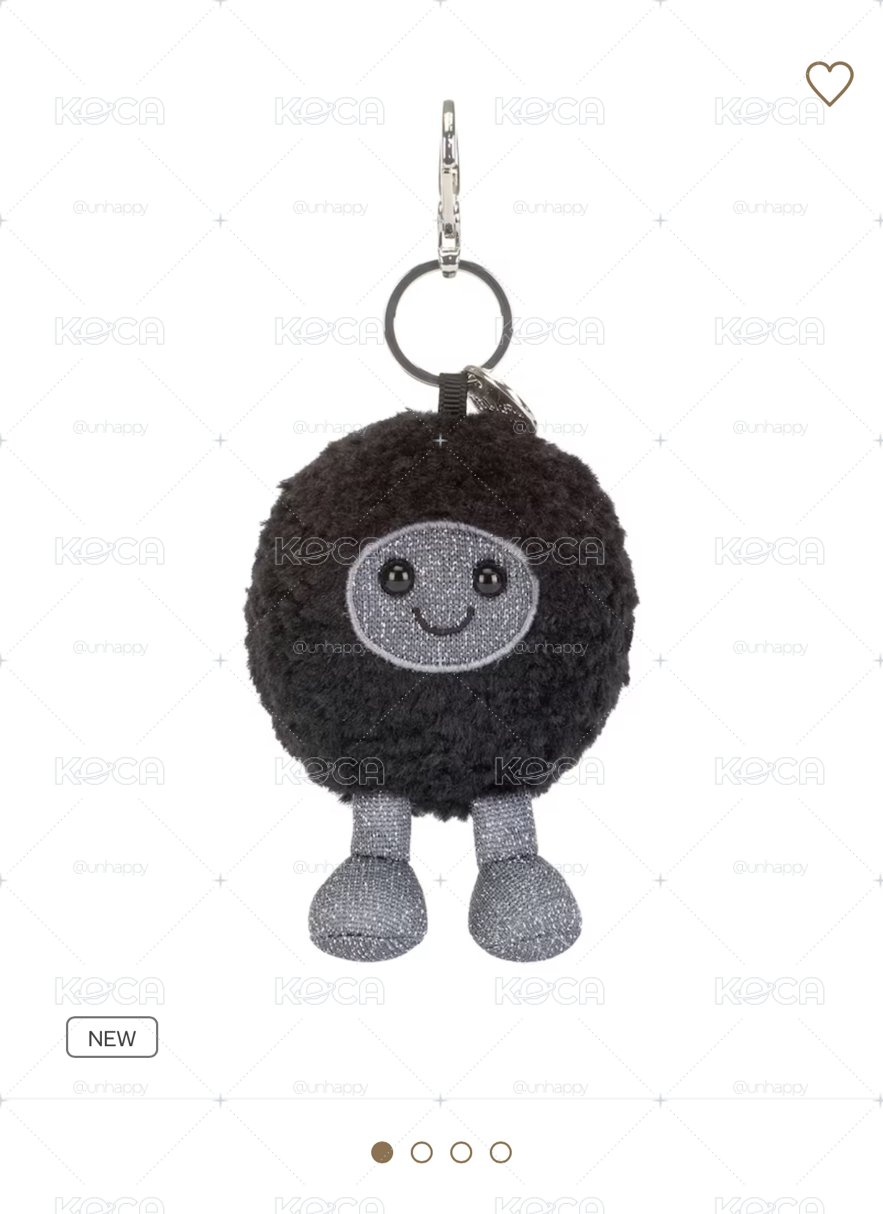 JELLYCAT🥚Amuseables Black Hole Bag Charm