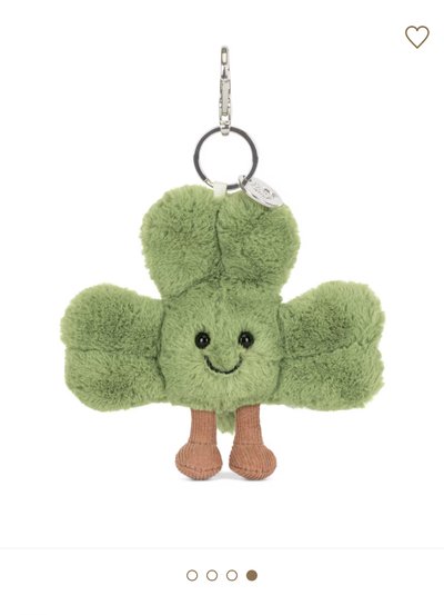 JELLYCAT🍀Amuseables Siofra Shamrock Bag Charm