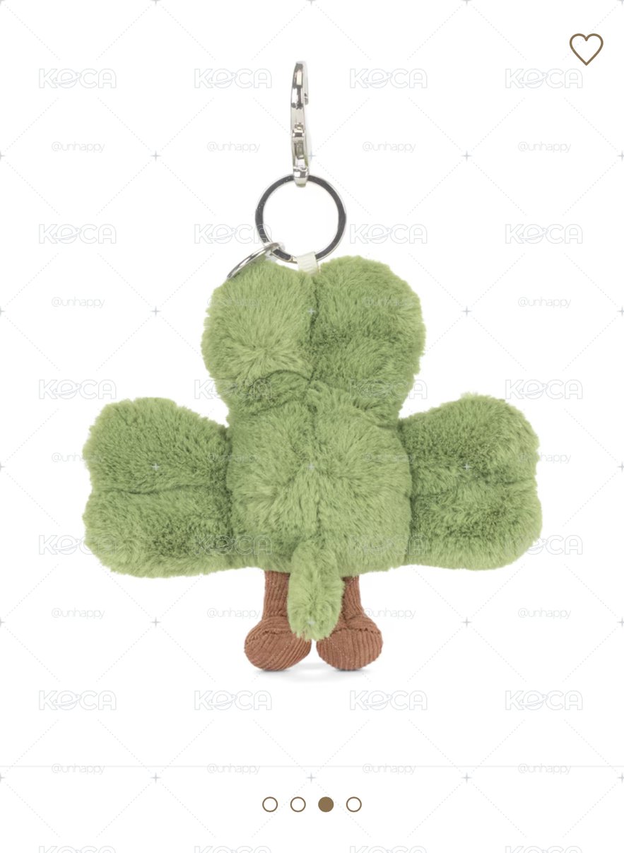 JELLYCAT🍀Amuseables Siofra Shamrock Bag Charm