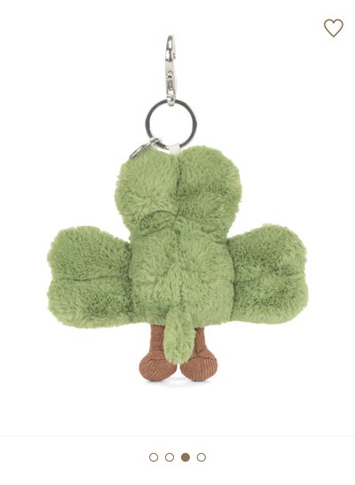 JELLYCAT🍀Amuseables Siofra Shamrock Bag Charm